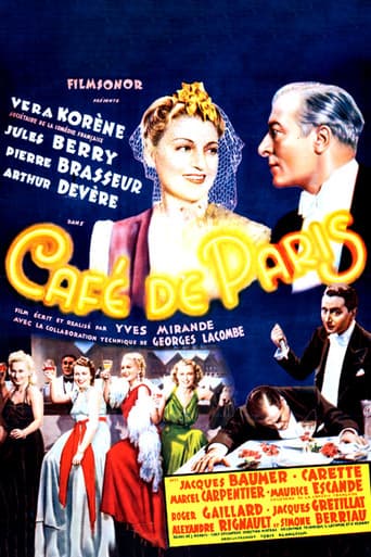 Café de Paris afişi