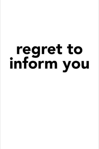 Regret to Inform You afişi