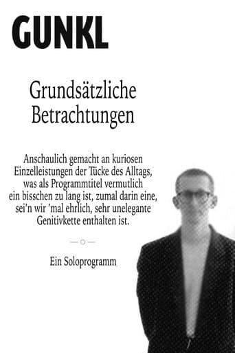 Gunkl: Grundsätzliche Betrachtungen afişi