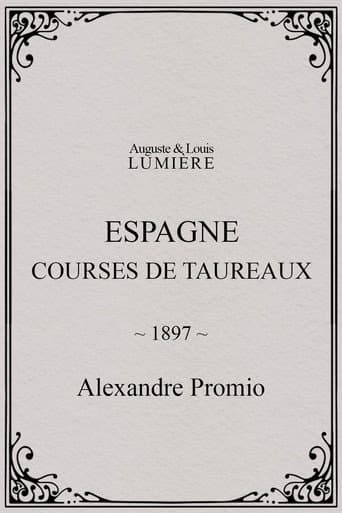 Espagne : courses de taureaux afişi