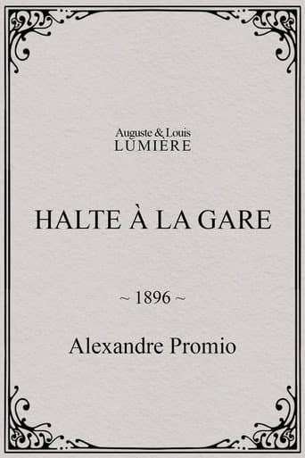 Halte à la gare afişi