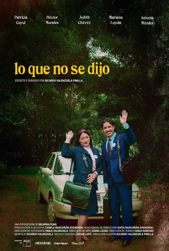 Lo que no se dijo afişi