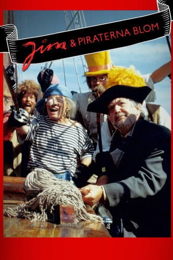 Jim och piraterna Blom afişi