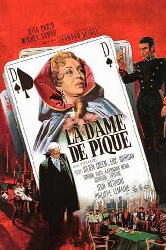 La dame de pique afişi