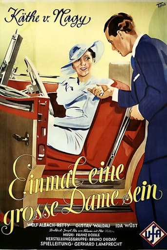 Einmal eine große Dame sein afişi
