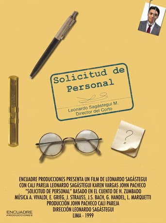 Solicitud de personal afişi