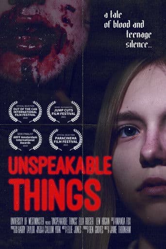Unspeakable Things afişi