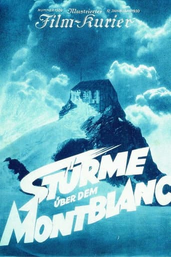 Stürme über dem Mont Blanc afişi