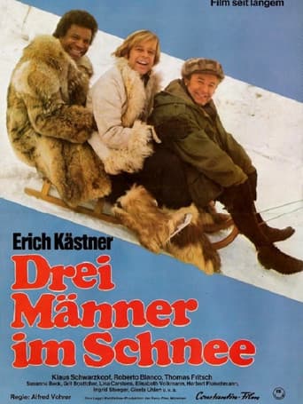 Drei Männer im Schnee afişi