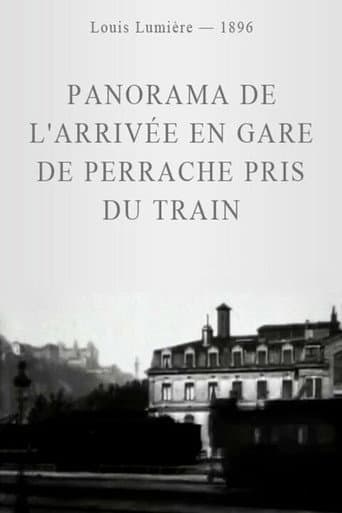 Panorama de l'arrivée en gare de Perrache pris du train afişi