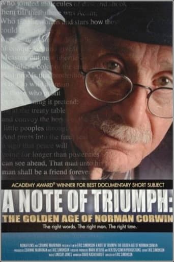 A Note of Triumph: The Golden Age of Norman Corwin afişi