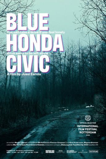 Blue Honda Civic afişi