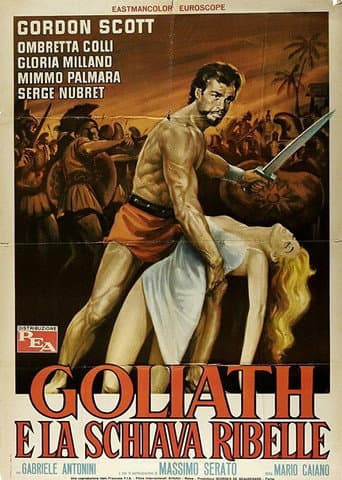Goliath e la schiava ribelle afişi