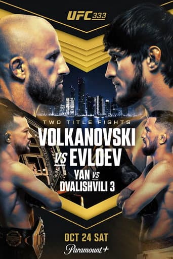 UFC 333: Volkanovski vs. Evloev afişi