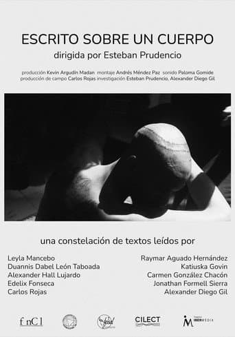 Escrito sobre un cuerpo afişi