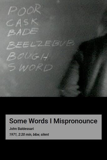 Some Words I Mispronounce