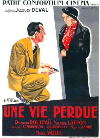 Une vie perdue afişi