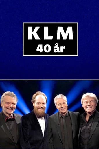 KLM 40 år afişi