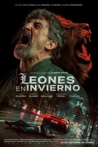 Leones en invierno afişi