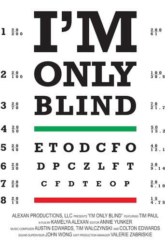 I'm Only Blind afişi