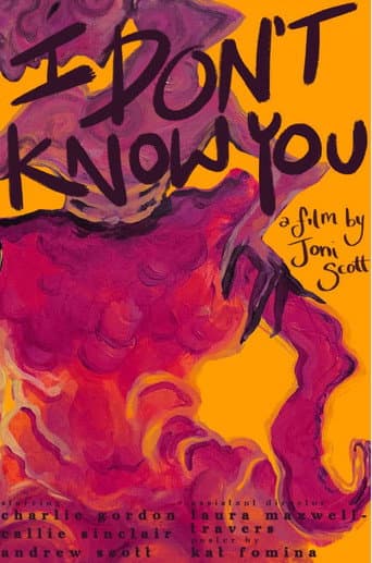 I DON'T KNOW YOU afişi