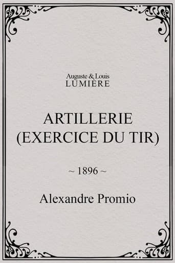Artillerie (exercice du tir) afişi