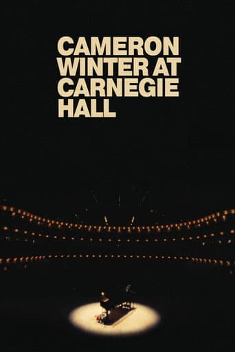 Cameron Winter at Carnegie Hall afişi