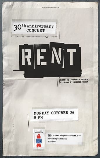 Rent: 30th Anniversary Concert afişi