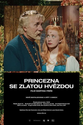 Princezna se zlatou hvězdou afişi