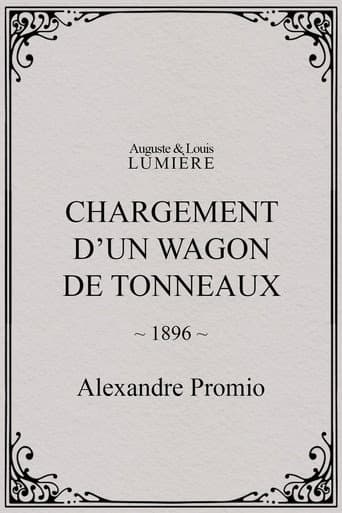 Chargement d’un wagon de tonneaux afişi