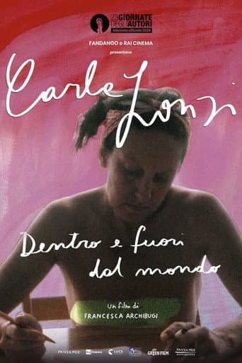 Carla Lonzi - Dentro e fuori dal mondo afişi