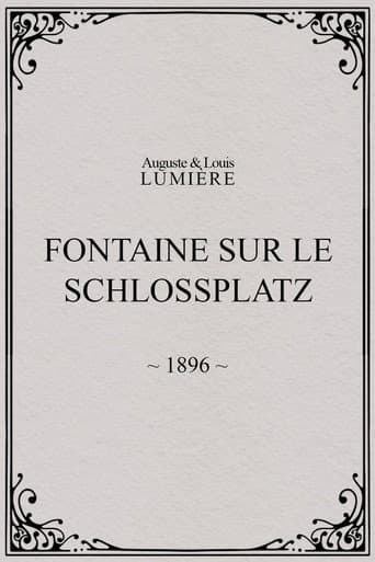 Fontaine sur le Schlossplatz afişi