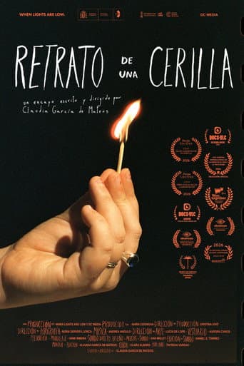 Retrato de una cerilla afişi