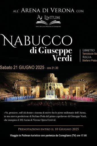 Giuseppe Verdi: Nabucco - Arena di Verona 2025 afişi