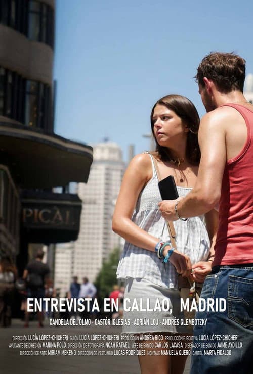 Entrevista en Callao, Madrid afişi