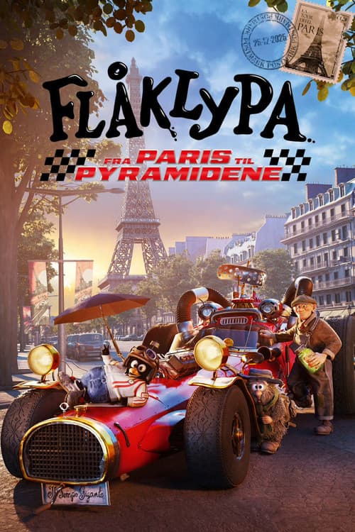 Flåklypa - fra Paris til Pyramidene afişi