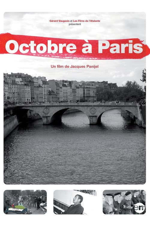 Octobre à Paris afişi