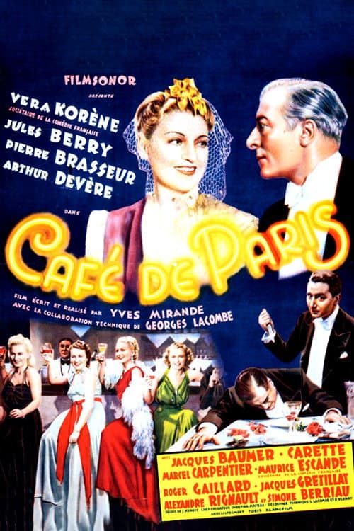 Café de Paris afişi