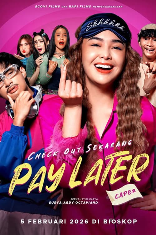 Check Out Sekarang, Pay Later (Caper) afişi