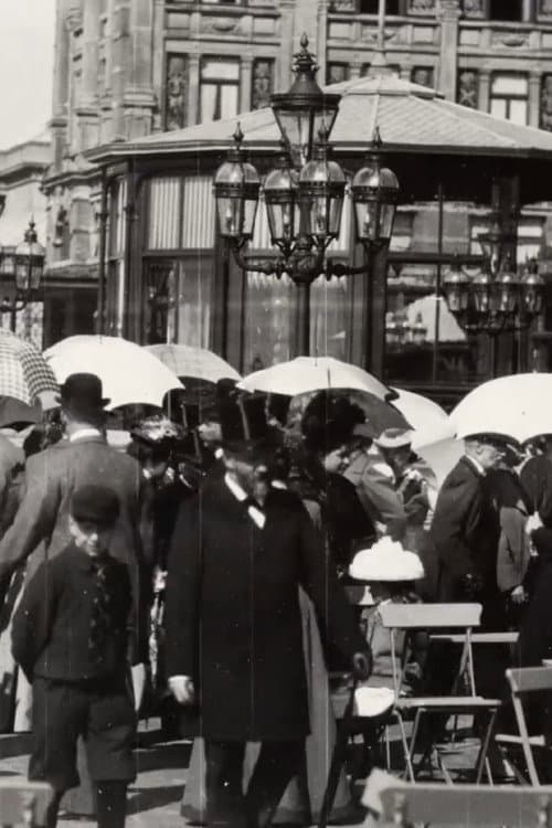 De boulevard van Scheveningen afişi