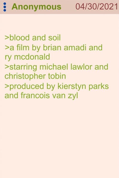 blood & soil afişi