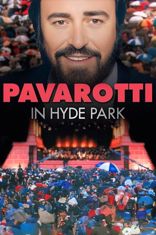Pavarotti in Hyde Park afişi
