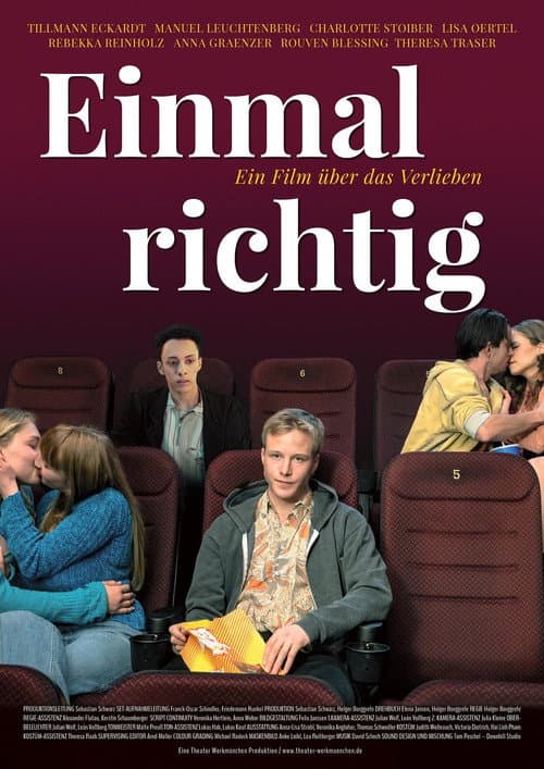 Einmal richtig afişi
