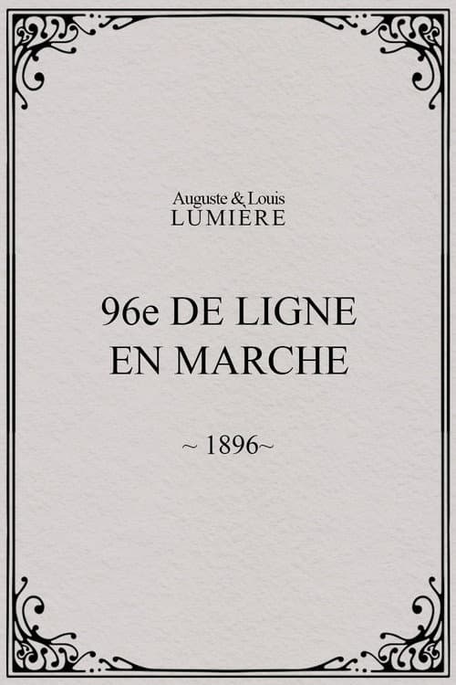 96e de ligne en marche afişi