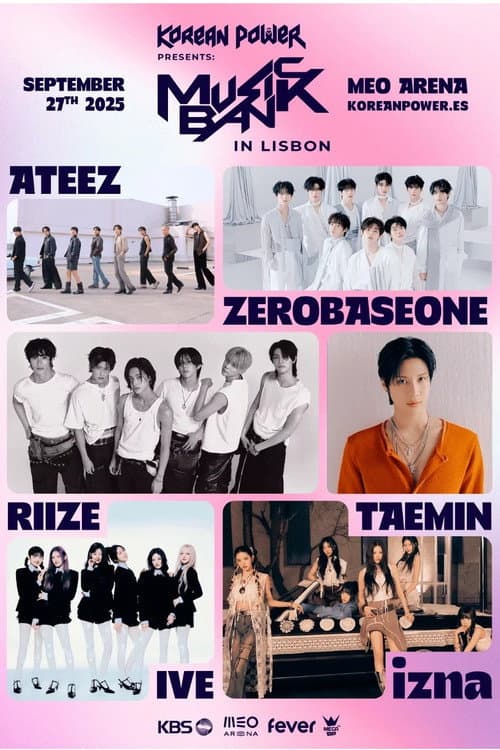 Music Bank in Lisbon 2025 afişi