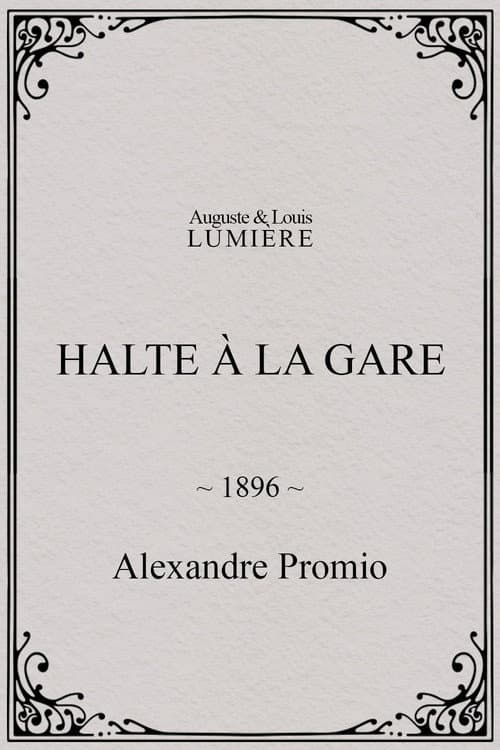 Halte à la gare afişi
