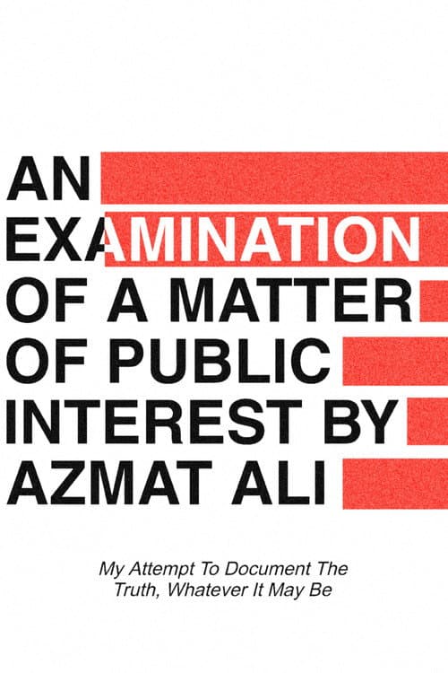 An Examination of A Matter of Public Interest by Azmat Ali afişi