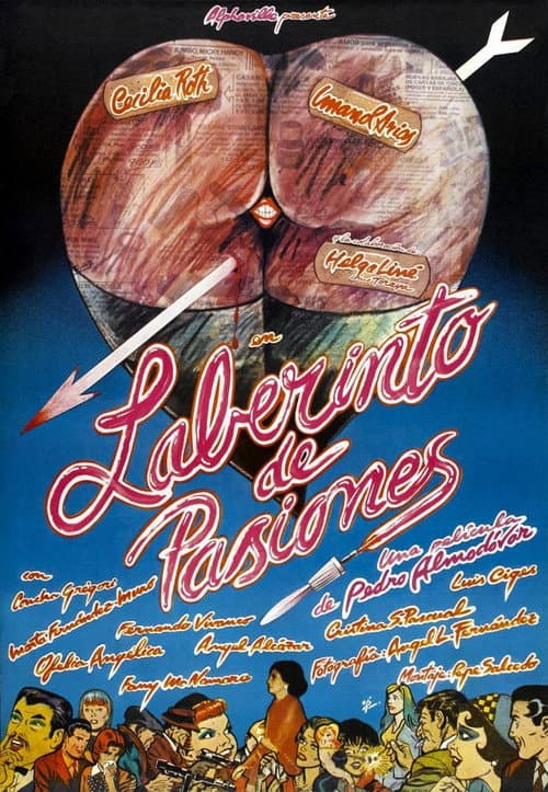 Laberinto de pasiones afişi