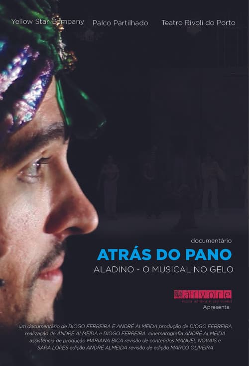 Atrás do pano - Aladino o musical no gelo afişi