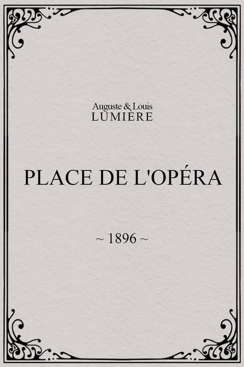 Place de l'Opéra afişi
